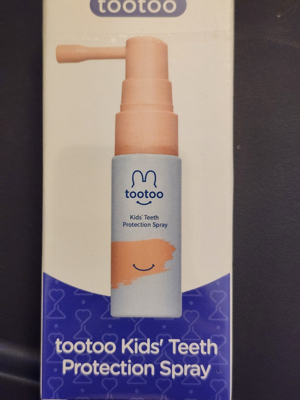 tootoo Kids' Teeth Protection Spray - Light Peach & Light Blue